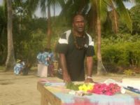 MP for Malampa Province give a speech at graduation for soap making workshop 2007
