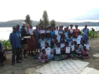 The soap making workshop graduates 2007