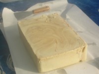 First 5kg block of soap made 2007