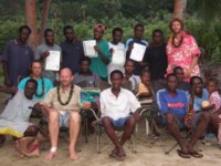 Sailing navigation schoold graduation Sakau 2007