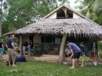 Medical clinic built by NZCHET 2004 Sakau island