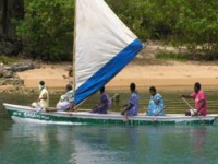 Women sailing to their gardens Uluveu 2007