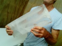 First block of ice 2019 First block of ice 2019