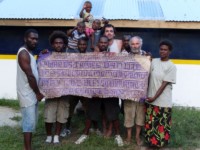 Bamboo house building team 2010