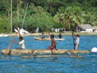 Canoe olympics 2007 at Sakau