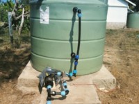 New salt water tank for desalination plant