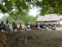 Meeting with community Melip village