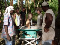 Milling coconut wood 2010