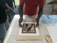 Printing the wood blocks 2018