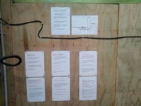 Printed instruction for operation of desal