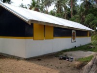 workshop gets painted